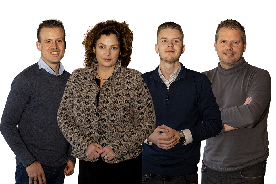 Team van CijferMeester-adviseurs gespecialiseerd in bedrijfsadvies voor MKB-bedrijven